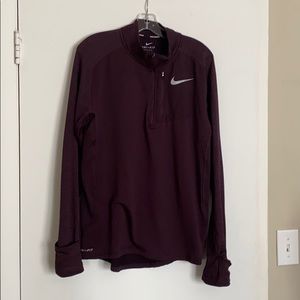 Nike running half zip dri-fit athletic pullover